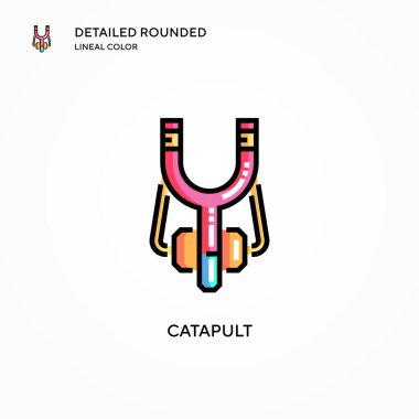 Mancınık vektör simgesi. Modern vektör illüstrasyon kavramları. Düzenlemesi ve kişiselleştirmesi kolay.