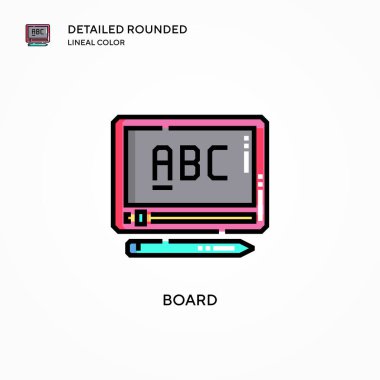 Tahta vektör simgesi. Modern vektör illüstrasyon kavramları. Düzenlemesi ve kişiselleştirmesi kolay.