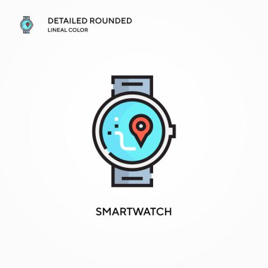 Akıllı vektör simgesi. Modern vektör illüstrasyon kavramları. Düzenlemesi ve kişiselleştirmesi kolay.