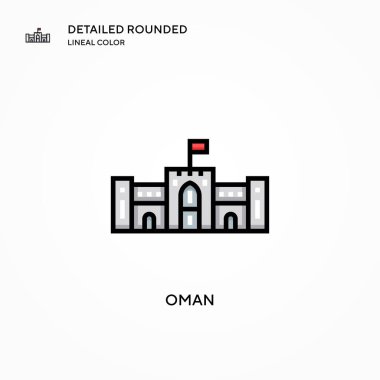 Umman vektör simgesi. Modern vektör illüstrasyon kavramları. Düzenlemesi ve kişiselleştirmesi kolay.