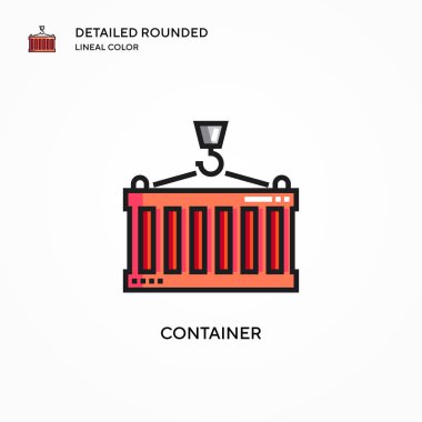 Taşıyıcı vektör simgesi. Modern vektör illüstrasyon kavramları. Düzenlemesi ve kişiselleştirmesi kolay.