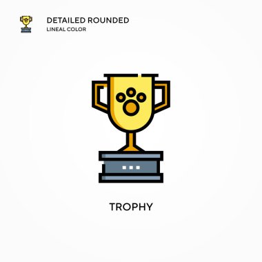 Ödül vektör simgesi. Modern vektör illüstrasyon kavramları. Düzenlemesi ve kişiselleştirmesi kolay.