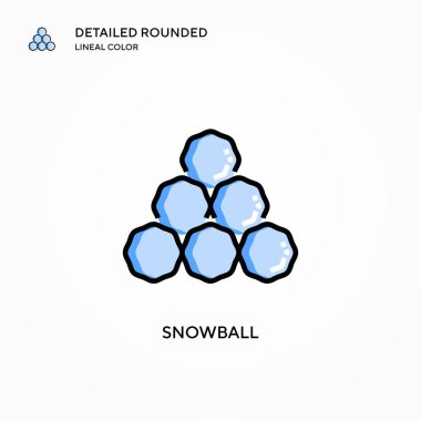 Kartopu vektör simgesi. Modern vektör illüstrasyon kavramları. Düzenlemesi ve kişiselleştirmesi kolay.