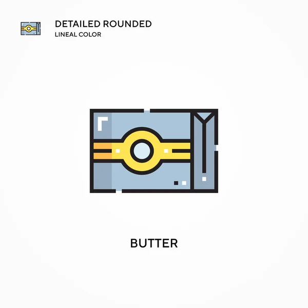 Butter Vektor Symbol Moderne Konzepte Zur Vektorillustration Einfach Bearbeiten Und — Stockvektor
