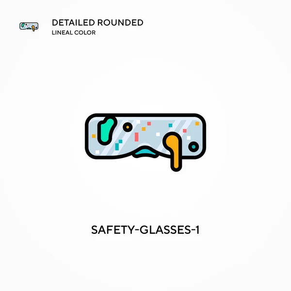 Gafas Seguridad Icono Vector Conceptos Modernos Ilustración Vectorial Fácil Editar — Vector de stock