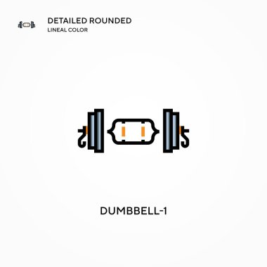 Aptal-1 vektör simgesi. Modern vektör illüstrasyon kavramları. Düzenlemesi ve kişiselleştirmesi kolay.