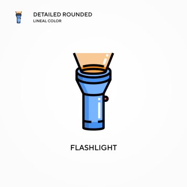 El feneri vektör simgesi. Modern vektör illüstrasyon kavramları. Düzenlemesi ve kişiselleştirmesi kolay.