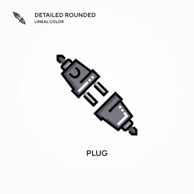 Tak vektör simgesi. Modern vektör illüstrasyon kavramları. Düzenlemesi ve kişiselleştirmesi kolay.