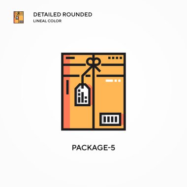 Paket-5 vektör simgesi. Modern vektör illüstrasyon kavramları. Düzenlemesi ve kişiselleştirmesi kolay.