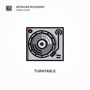 Döndürülebilir vektör simgesi. Modern vektör illüstrasyon kavramları. Düzenlemesi ve kişiselleştirmesi kolay.