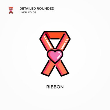 Kurdele vektör simgesi. Modern vektör illüstrasyon kavramları. Düzenlemesi ve kişiselleştirmesi kolay.