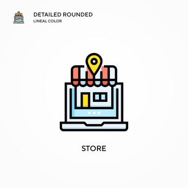 Vektör simgesini kaydet. Modern vektör illüstrasyon kavramları. Düzenlemesi ve kişiselleştirmesi kolay.