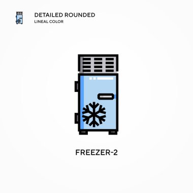 Dondurucu-2 vektör simgesi. Modern vektör illüstrasyon kavramları. Düzenlemesi ve kişiselleştirmesi kolay.