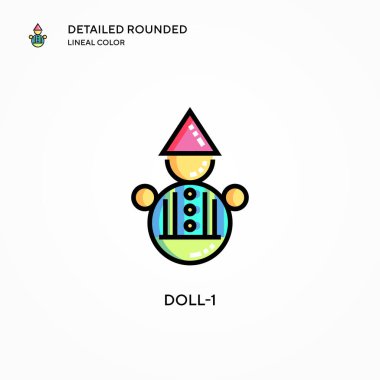 Bebek-1 vektör simgesi. Modern vektör illüstrasyon kavramları. Düzenlemesi ve kişiselleştirmesi kolay.