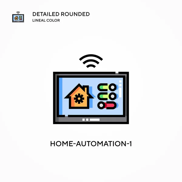 Home Automation Vektorsymbol Moderne Konzepte Zur Vektorillustration Einfach Bearbeiten Und — Stockvektor