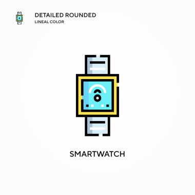 Akıllı vektör simgesi. Modern vektör illüstrasyon kavramları. Düzenlemesi ve kişiselleştirmesi kolay.