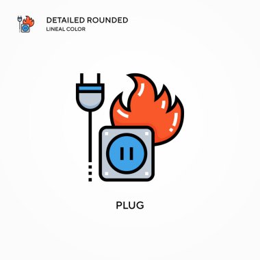 Tak vektör simgesi. Modern vektör illüstrasyon kavramları. Düzenlemesi ve kişiselleştirmesi kolay.