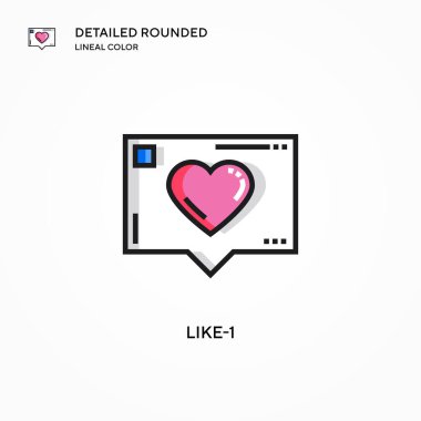 Mesela 1 vektör simgesi. Modern vektör illüstrasyon kavramları. Düzenlemesi ve kişiselleştirmesi kolay.