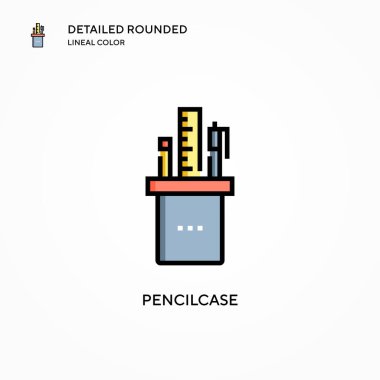 Kalem vektör simgesi. Modern vektör illüstrasyon kavramları. Düzenlemesi ve kişiselleştirmesi kolay.