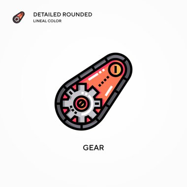 Vites vektör simgesi. Modern vektör illüstrasyon kavramları. Düzenlemesi ve kişiselleştirmesi kolay.