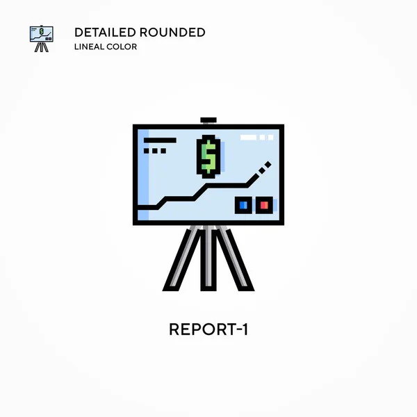 Report Vektorsymbol Moderne Konzepte Zur Vektorillustration Einfach Bearbeiten Und Anzupassen — Stockvektor