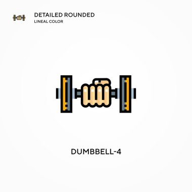 Aptal-4 vektör simgesi. Modern vektör illüstrasyon kavramları. Düzenlemesi ve kişiselleştirmesi kolay.