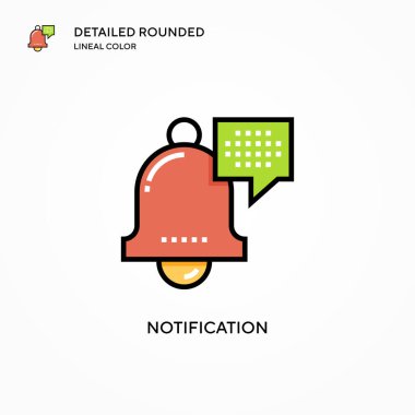 Uyarı vektör simgesi. Modern vektör illüstrasyon kavramları. Düzenlemesi ve kişiselleştirmesi kolay.