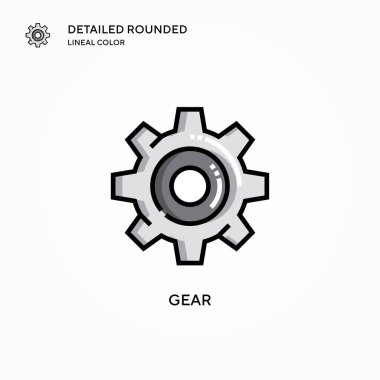 Vites vektör simgesi. Modern vektör illüstrasyon kavramları. Düzenlemesi ve kişiselleştirmesi kolay.