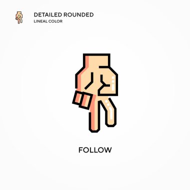 Vektör simgesini izle. Modern vektör illüstrasyon kavramları. Düzenlemesi ve kişiselleştirmesi kolay.