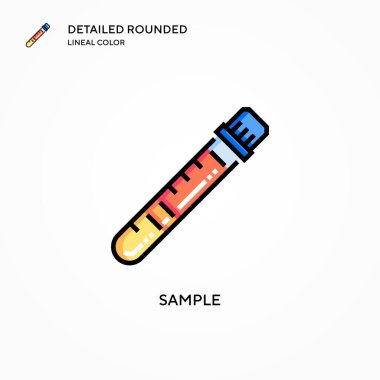 Örnek vektör simgesi. Modern vektör illüstrasyon kavramları. Düzenlemesi ve kişiselleştirmesi kolay.