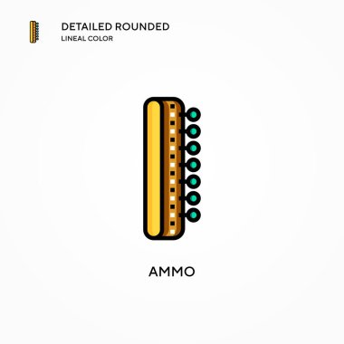 Cephane vektör simgesi. Modern vektör illüstrasyon kavramları. Düzenlemesi ve kişiselleştirmesi kolay.