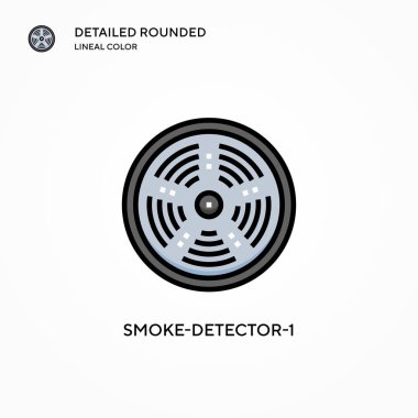 Duman dedektörü-1 vektör simgesi. Modern vektör illüstrasyon kavramları. Düzenlemesi ve kişiselleştirmesi kolay.