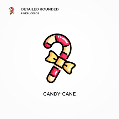 Şeker kamışı vektör simgesi. Modern vektör illüstrasyon kavramları. Düzenlemesi ve kişiselleştirmesi kolay.