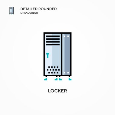 Kilit vektör simgesi. Modern vektör illüstrasyon kavramları. Düzenlemesi ve kişiselleştirmesi kolay.