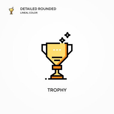 Ödül vektör simgesi. Modern vektör illüstrasyon kavramları. Düzenlemesi ve kişiselleştirmesi kolay.