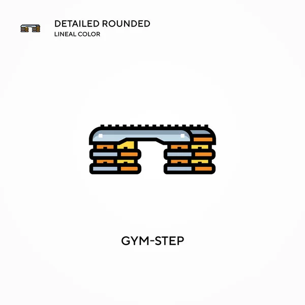 Gym Step Vector Icon Modern Vector Illustration Concepts Easy Edit — Stock Vector