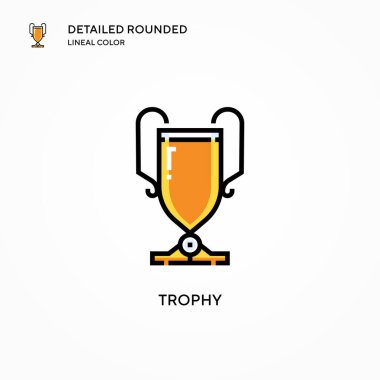 Ödül vektör simgesi. Modern vektör illüstrasyon kavramları. Düzenlemesi ve kişiselleştirmesi kolay.
