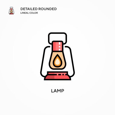 Lamba vektör simgesi. Modern vektör illüstrasyon kavramları. Düzenlemesi ve kişiselleştirmesi kolay.