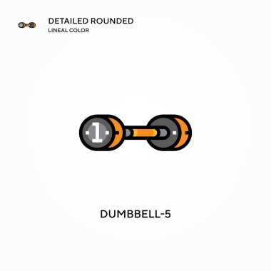 Aptal-5 vektör simgesi. Modern vektör illüstrasyon kavramları. Düzenlemesi ve kişiselleştirmesi kolay.