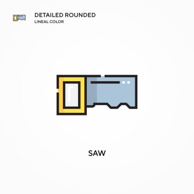 Vektör simgesini gördüm. Modern vektör illüstrasyon kavramları. Düzenlemesi ve kişiselleştirmesi kolay.