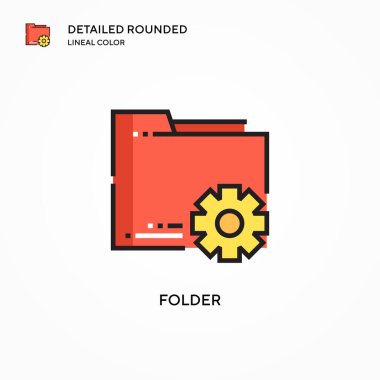 Dizin vektör simgesi. Modern vektör illüstrasyon kavramları. Düzenlemesi ve kişiselleştirmesi kolay.