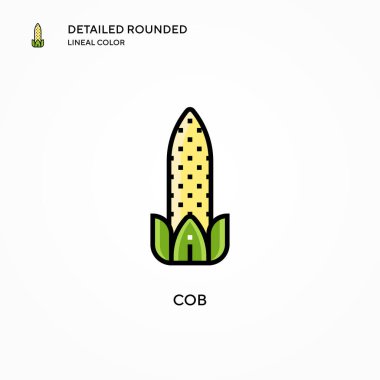 Koçan vektör simgesi. Modern vektör illüstrasyon kavramları. Düzenlemesi ve kişiselleştirmesi kolay.