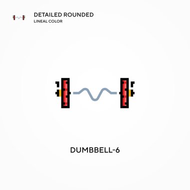 Aptal-6 vektör simgesi. Modern vektör illüstrasyon kavramları. Düzenlemesi ve kişiselleştirmesi kolay.