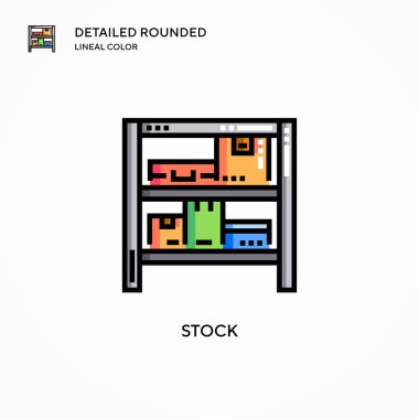 Stok vektör simgesi. Modern vektör illüstrasyon kavramları. Düzenlemesi ve kişiselleştirmesi kolay.