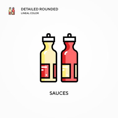 Sos vektör simgesi. Modern vektör illüstrasyon kavramları. Düzenlemesi ve kişiselleştirmesi kolay.