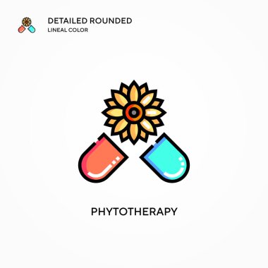 Beden terapisi vektör simgesi. Modern vektör illüstrasyon kavramları. Düzenlemesi ve kişiselleştirmesi kolay.