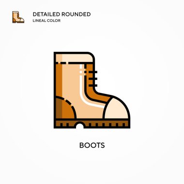 Çizme vektör simgesi. Modern vektör illüstrasyon kavramları. Düzenlemesi ve kişiselleştirmesi kolay.