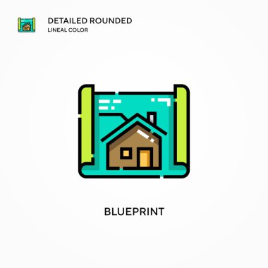 Taslak vektör simgesi. Modern vektör illüstrasyon kavramları. Düzenlemesi ve kişiselleştirmesi kolay.