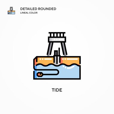 Gelgit vektör simgesi. Modern vektör illüstrasyon kavramları. Düzenlemesi ve kişiselleştirmesi kolay.