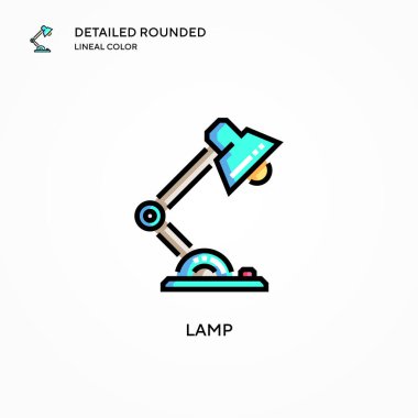 Lamba vektör simgesi. Modern vektör illüstrasyon kavramları. Düzenlemesi ve kişiselleştirmesi kolay.